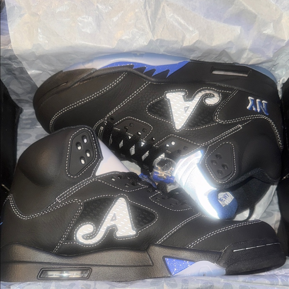 Awake Black and Blue Sneakers